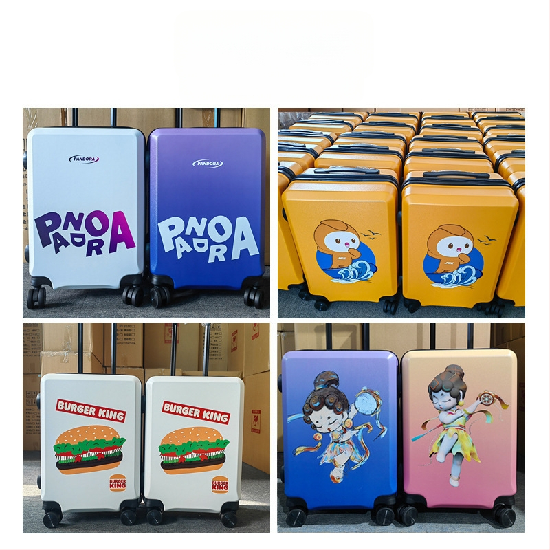 Triju somu komplekts — PP materiāls, ūdensizturīgs un pret zādzību, ar universālajiem riteņiem, svars 2,5 kg, slēdzene ar paroli