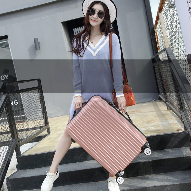 Ceļojumu koferis ar rāvējslēdzēju – ABS+PC, paroles slēdzene, universālie riteņi, 36–55 L tilpums, 2,3 kg svars