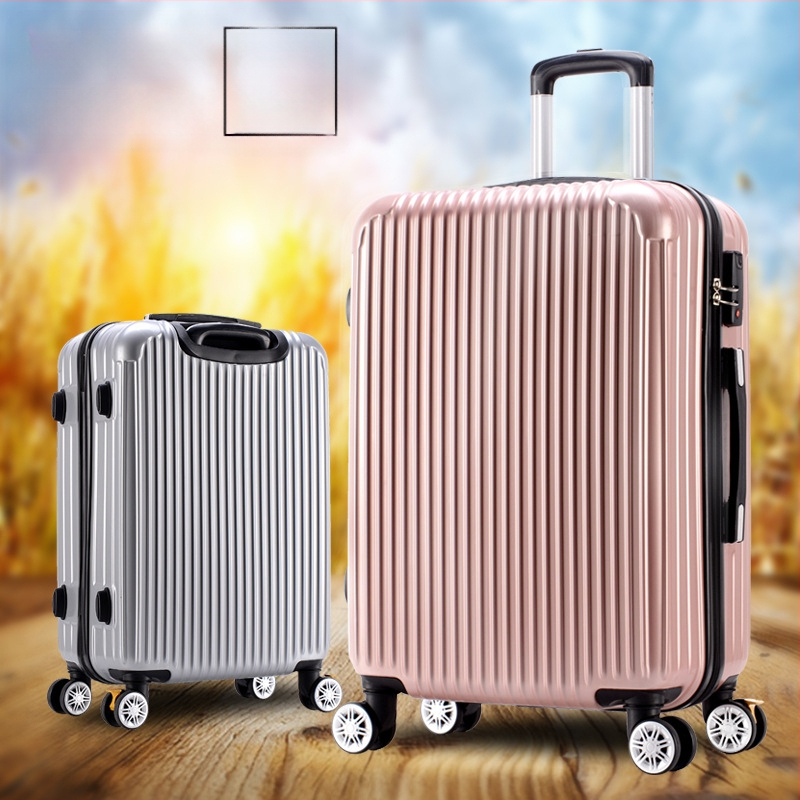 Ceļojumu koferis ar rāvējslēdzēju – ABS+PC, paroles slēdzene, universālie riteņi, 36–55 L tilpums, 2,3 kg svars