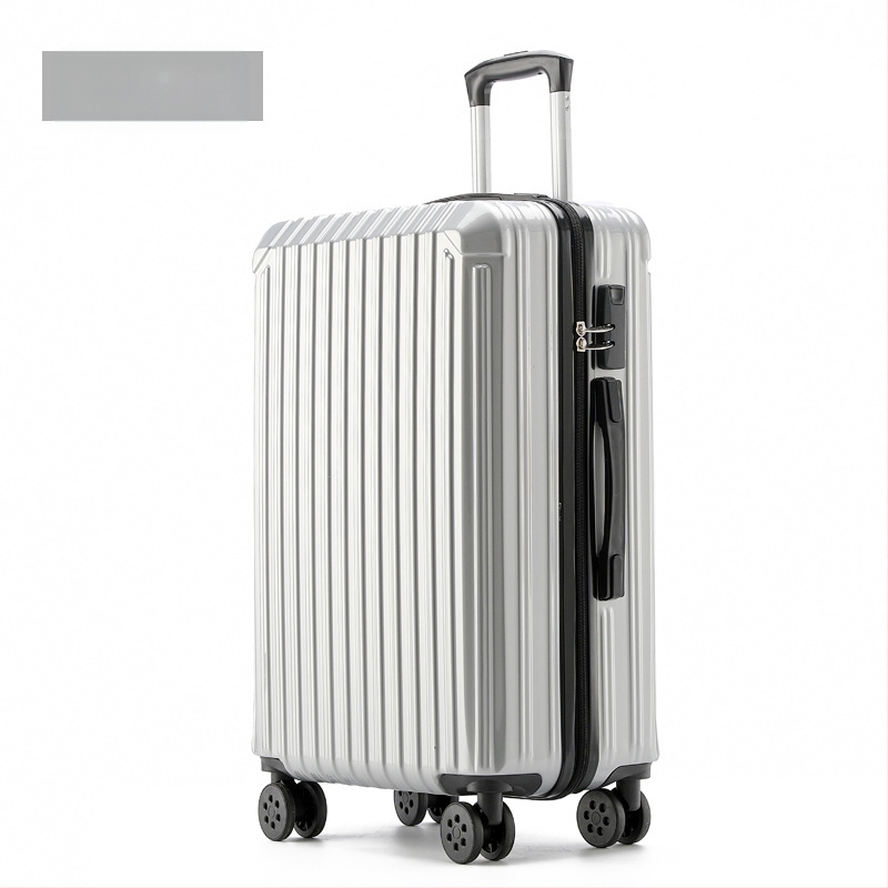 Ceļojumu koferis ar rāvējslēdzēju – ABS+PC, paroles slēdzene, universālie riteņi, 36–55 L tilpums, 2,3 kg svars