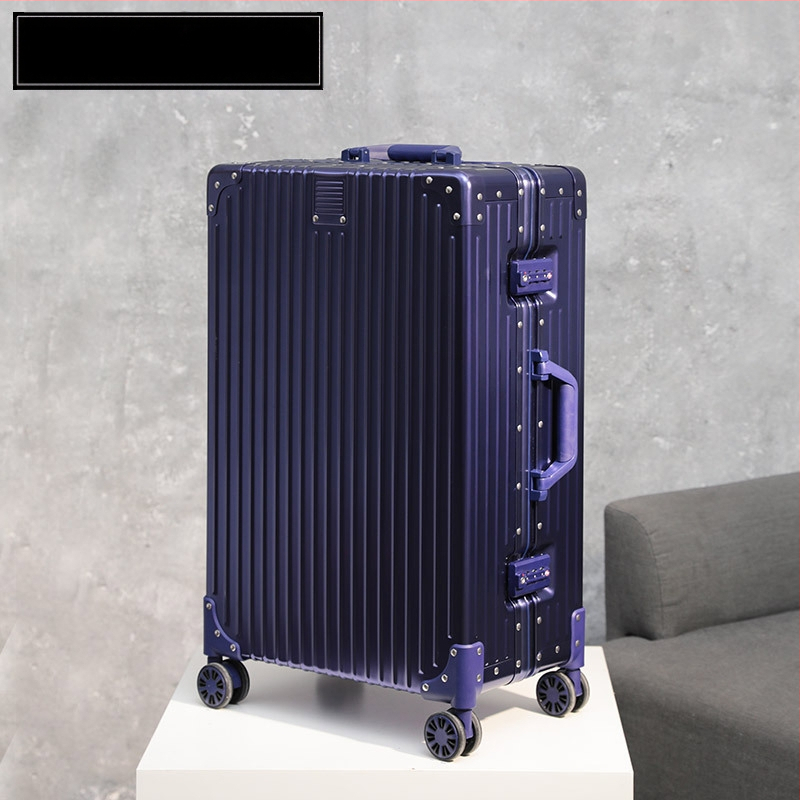 Βαλίτσα ταξιδιού από κράμα αλουμινίου-μαγνησίου, με περιστρεφόμενες ρόδες και κλείσιμο με λατς, κατάλληλη για επιχειρηματικά ταξίδια