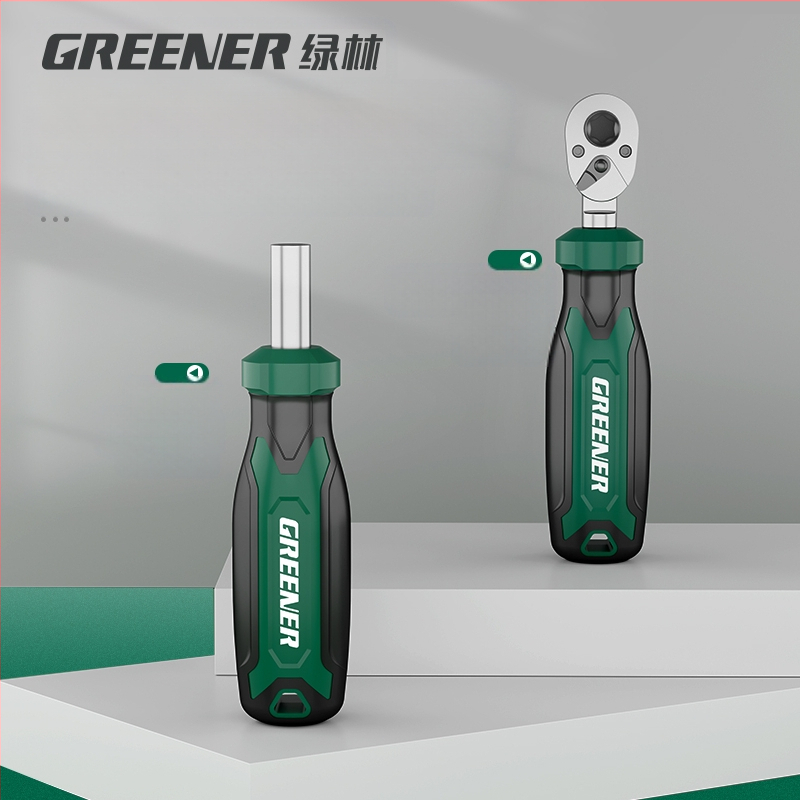 GREENER/Greenforest Εργαλειοθήκη μοτοσικλέτας — Socket Set, Screwdriver, Small Ratchet Wrench, Carbon Steel