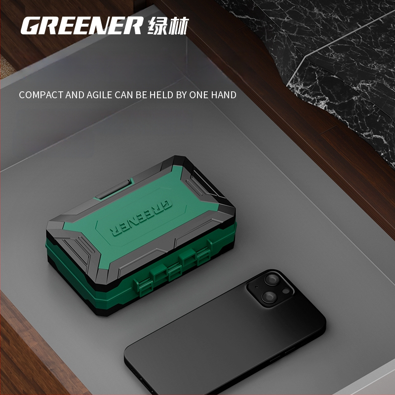 GREENER/Greenforest Εργαλειοθήκη μοτοσικλέτας — Socket Set, Screwdriver, Small Ratchet Wrench, Carbon Steel