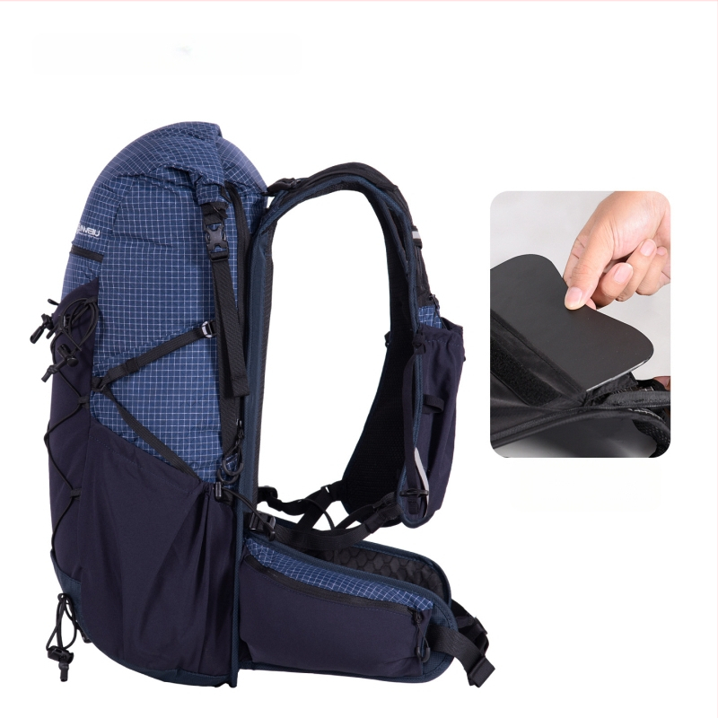 ANMEILU Pārgājumu mugursoma Unisex, neilons, 30L ietilpība, muguras paneļa ar fizioloģisku līkumu atbalsts, oderējums poliesters, piemērots ārā sportam