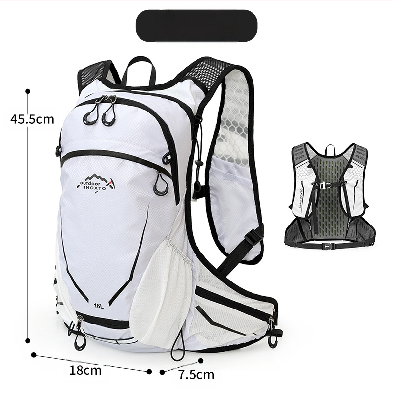 Лека туристическа раница за походи, унисекс, дишаща, полиестер, презрамки с въздушна възглавница