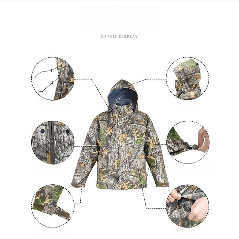 Yuele set kišne kabanice i hlača za vanjsku upotrebu – reflektirajući, lagan, dvodijelni dizajn, PVC tkanina, vodootporno PU ljepilo