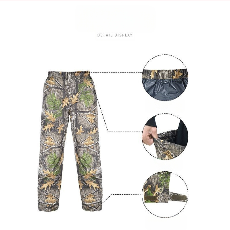 Yuele set kišne kabanice i hlača za vanjsku upotrebu – reflektirajući, lagan, dvodijelni dizajn, PVC tkanina, vodootporno PU ljepilo