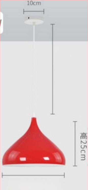 Visiaca lampa z železa – LED, moderný minimalistický štýl, s jednou hlavou, 220V