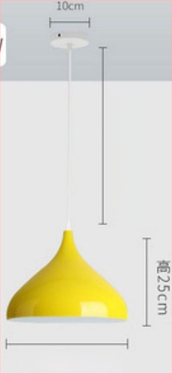 Visiaca lampa z železa – LED, moderný minimalistický štýl, s jednou hlavou, 220V