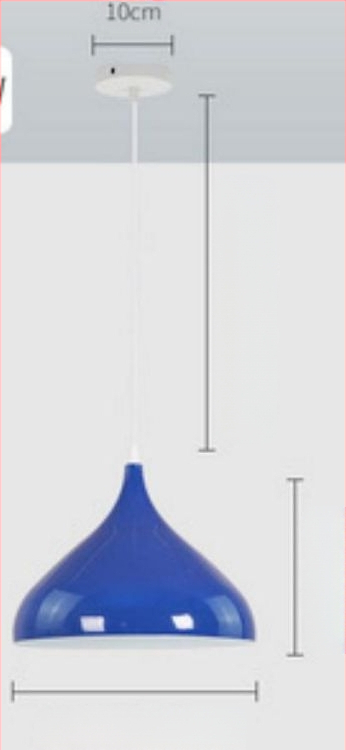 Visiaca lampa z železa – LED, moderný minimalistický štýl, s jednou hlavou, 220V