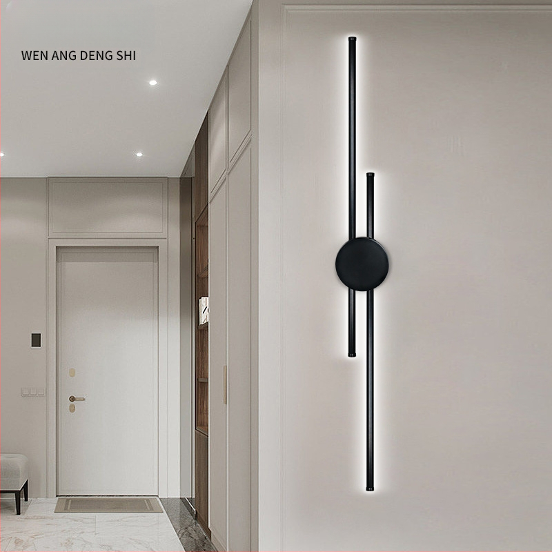 Стенна LED лампа с PC абажур, метално тяло, 220V, общо осветление