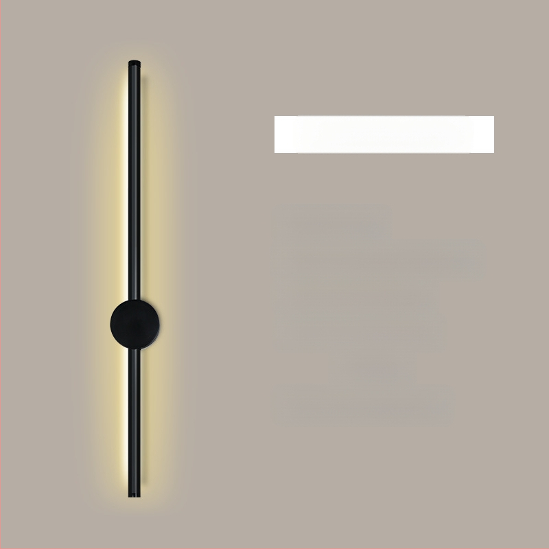 Стенна LED лампа с PC абажур, метално тяло, 220V, общо осветление