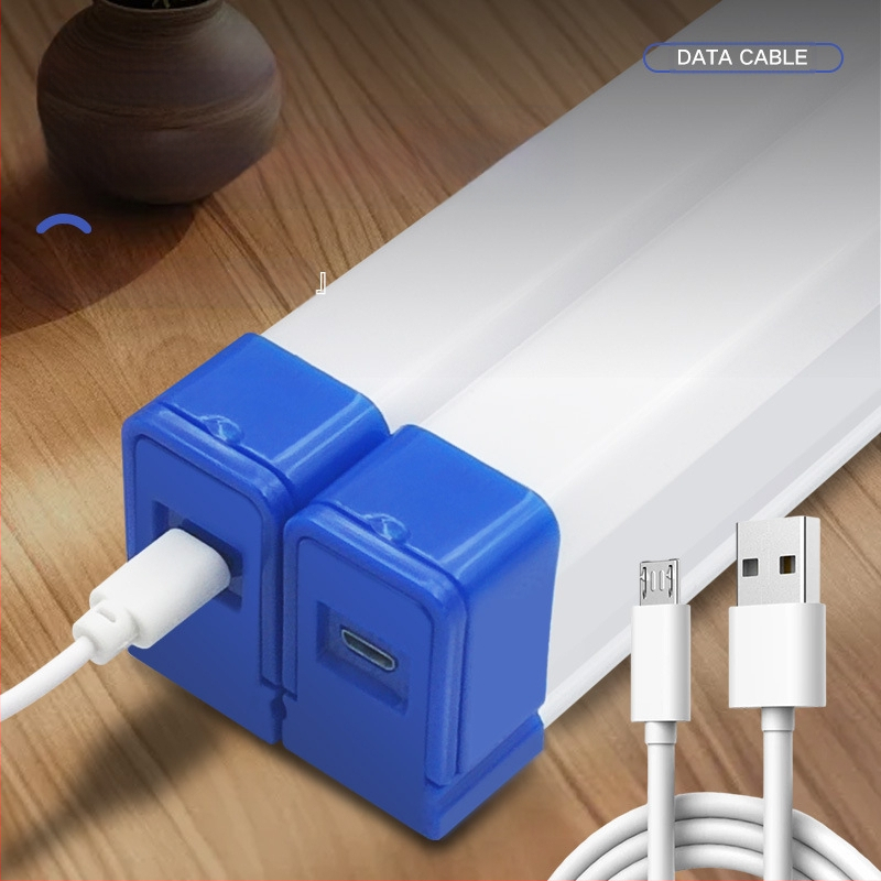 Λάμπα LED επαναφορτιζόμενη με μαγνητική ανάρτηση, USB φως ανάγκης, είσοδος 5V, ενσωματωμένη μπαταρία λιθίου, ρυθμιζόμενη φωτεινότητα