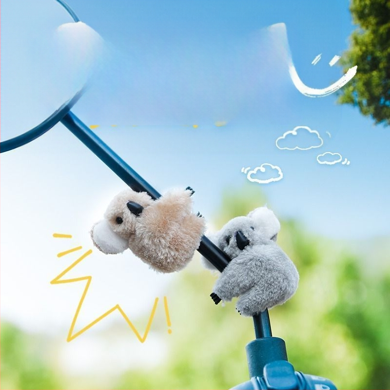 Χνουδωτό λούτρινο καουάλα για τον καθρέφτη οπισθοπορείας ηλεκτρικών μοτοσικλετών — διακοσμητικό κρεμαστό με δυνατότητα παραμετροποίησης