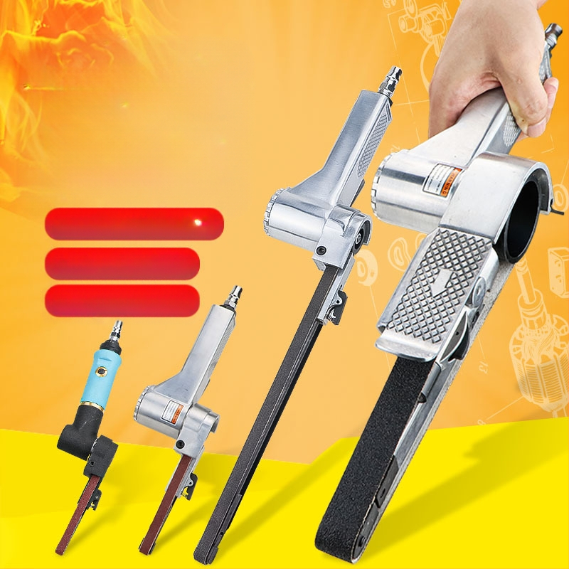 Fast Leopard пневматична шлайф-машина с лента за абразиви, за шлайфане и полиране