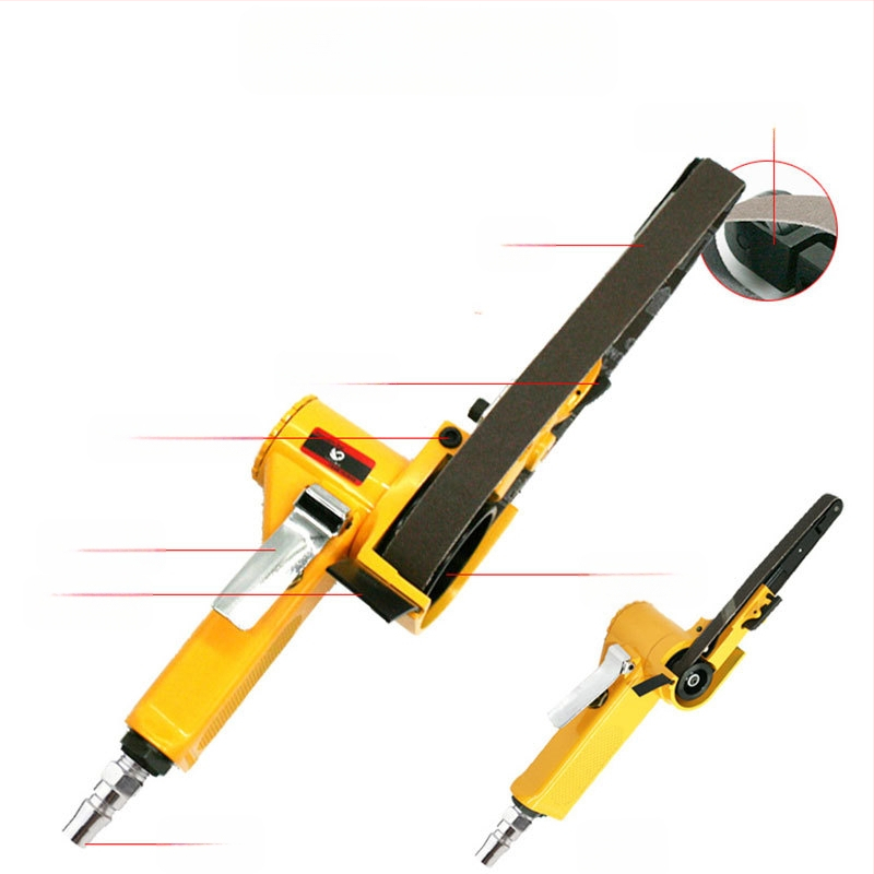 Fast Leopard пневматична шлайф-машина с лента за абразиви, за шлайфане и полиране