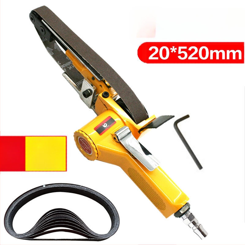 Fast Leopard пневматична шлайф-машина с лента за абразиви, за шлайфане и полиране