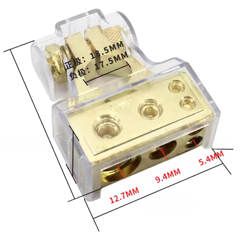 Automobiļu akumulatora termināli un savienotāji, cinka sakausējums, 12–48 V, 10 W, MT2442701, transportlīdzekļiem