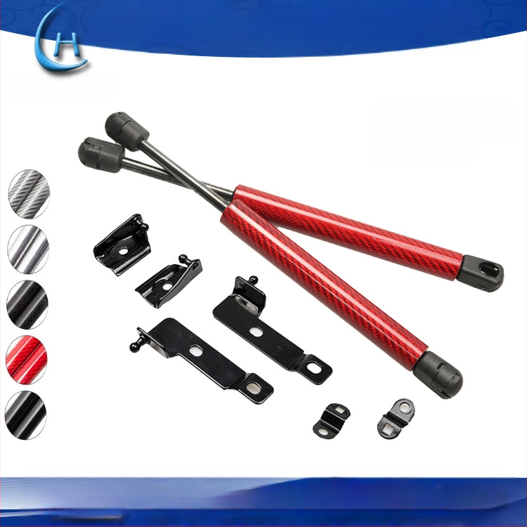 Αμορτισέρ καπό για Nissan Navara D40 – ελεύθερου τύπου συμπίεσης, διαδρομή 125 mm, απόσταση εγκατάστασης 357 mm, γεμάτο με άζωτο