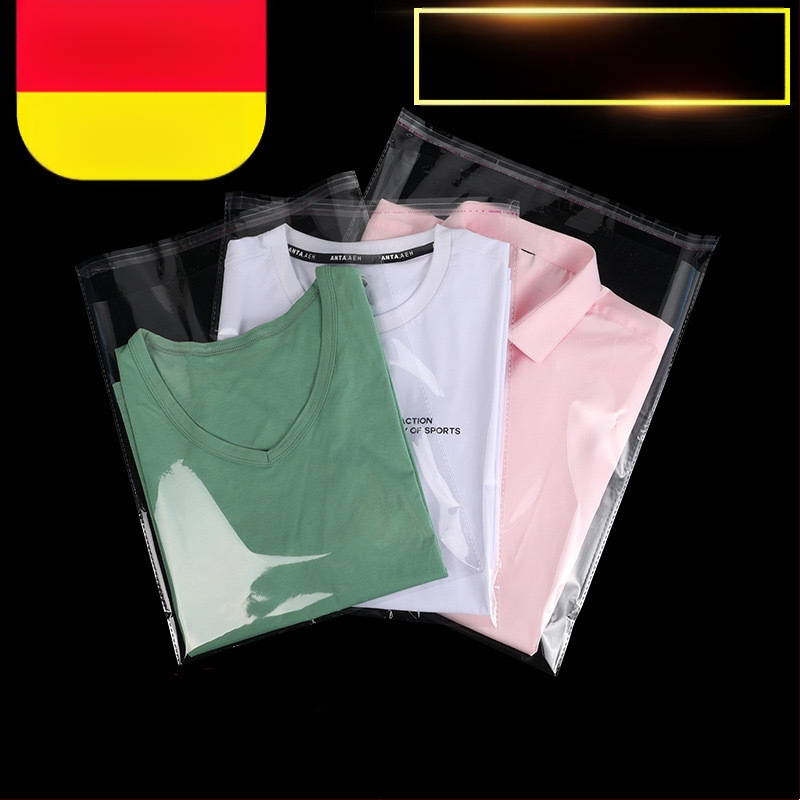 Πλαστική αυτοκόλλητη σακούλα συσκευασίας για ρούχα με εκτύπωση λογότυπου