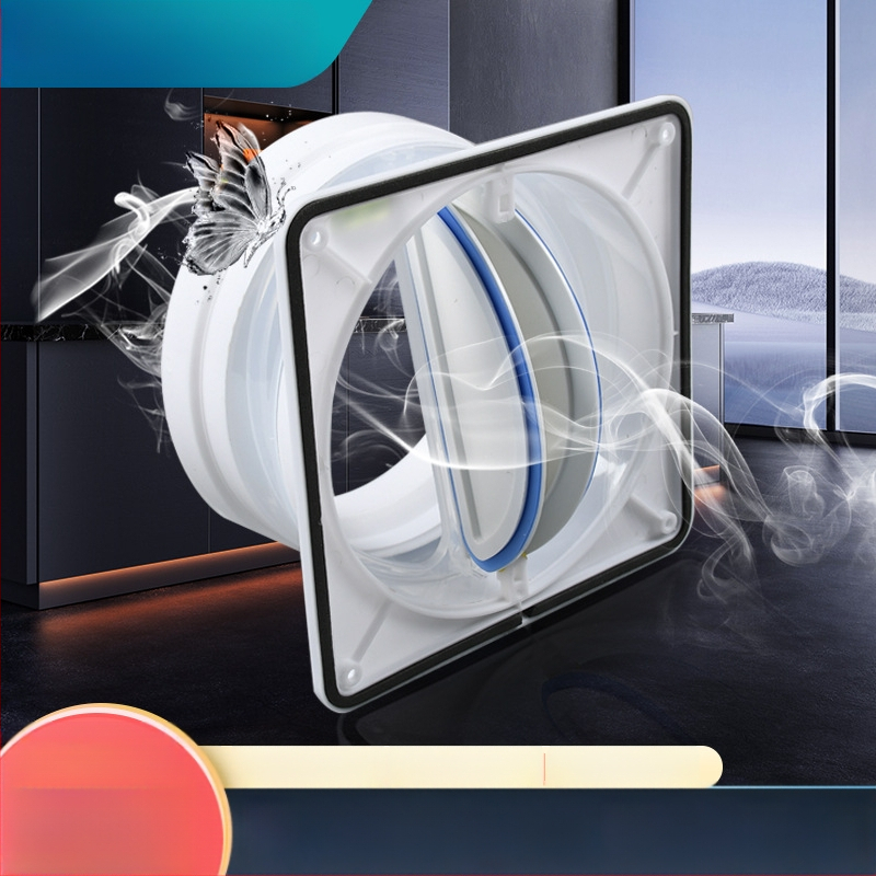 Кухненски възвратен клапан за вентилация, висок уплътнение, ABS пластмаса, еднопосочен режим