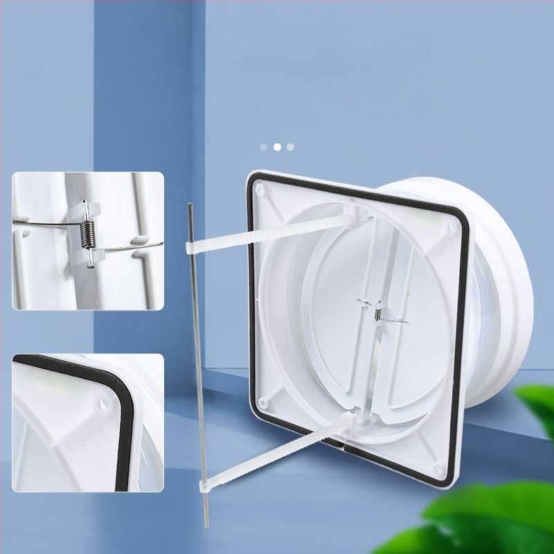 Кухненски възвратен клапан за вентилация, висок уплътнение, ABS пластмаса, еднопосочен режим