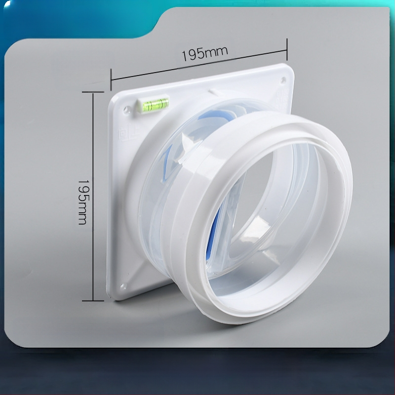 Кухненски възвратен клапан за вентилация, висок уплътнение, ABS пластмаса, еднопосочен режим