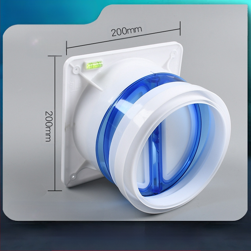 Кухненски възвратен клапан за вентилация, висок уплътнение, ABS пластмаса, еднопосочен режим