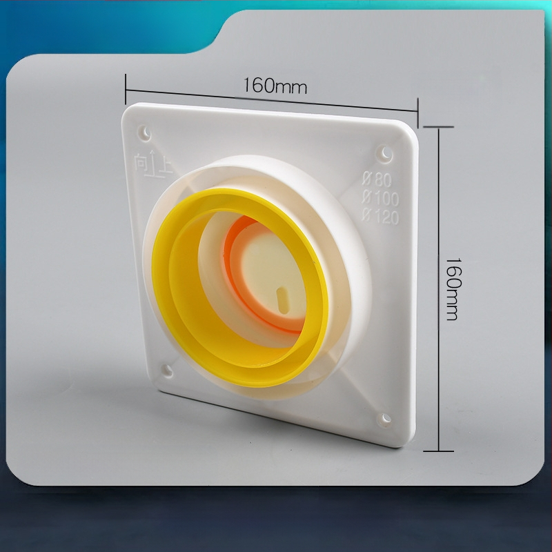 Кухненски възвратен клапан за вентилация, висок уплътнение, ABS пластмаса, еднопосочен режим