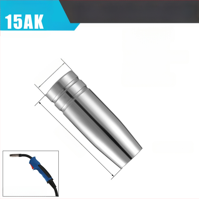 HQJZ Pribor za zavarivački pištolj NBC-200/250 – Zaštitni kapak za kabel, vodljivi mlaznik, zakrivljeni spojni štap