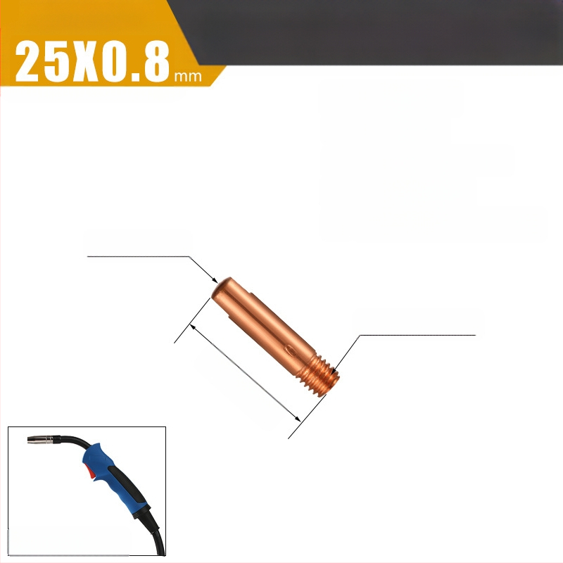 HQJZ Pribor za zavarivački pištolj NBC-200/250 – Zaštitni kapak za kabel, vodljivi mlaznik, zakrivljeni spojni štap