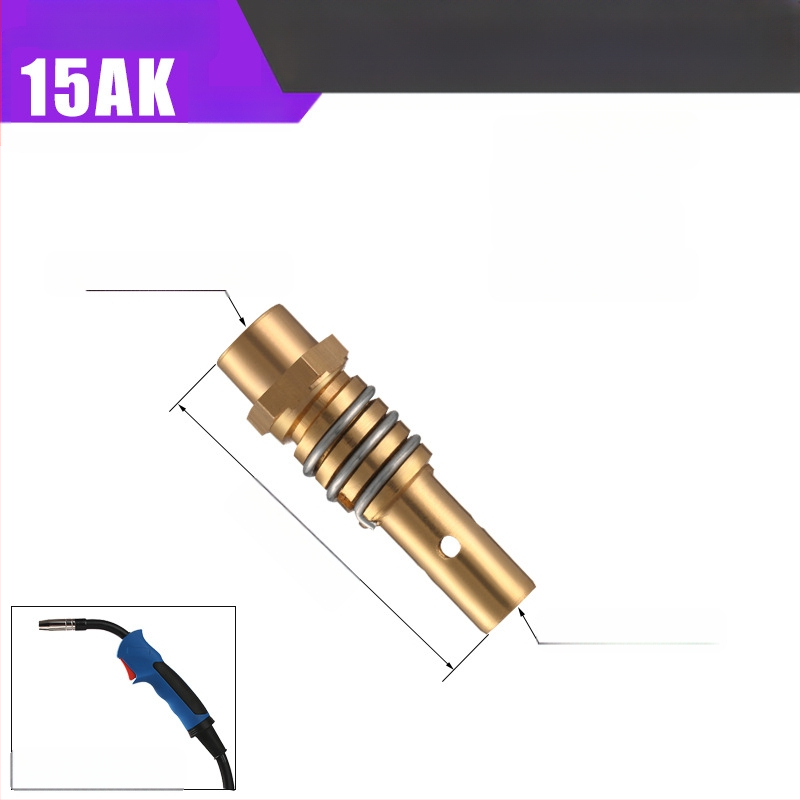 HQJZ Pribor za zavarivački pištolj NBC-200/250 – Zaštitni kapak za kabel, vodljivi mlaznik, zakrivljeni spojni štap