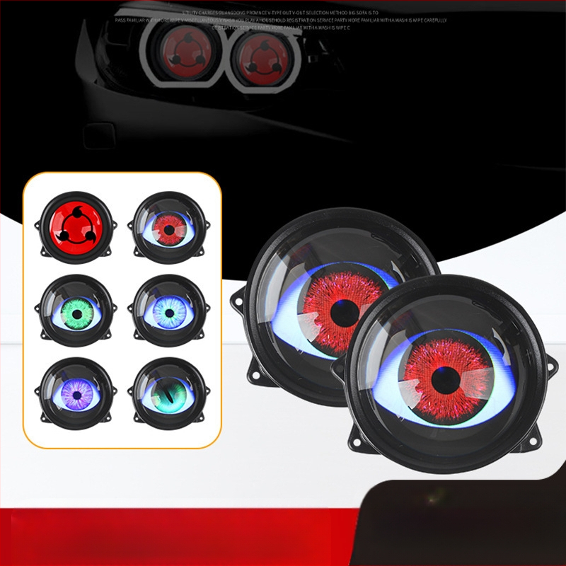 LED lukturi ar demonu acīm un modificētu lēcu, 1W, 12V, 0.3A, universāls