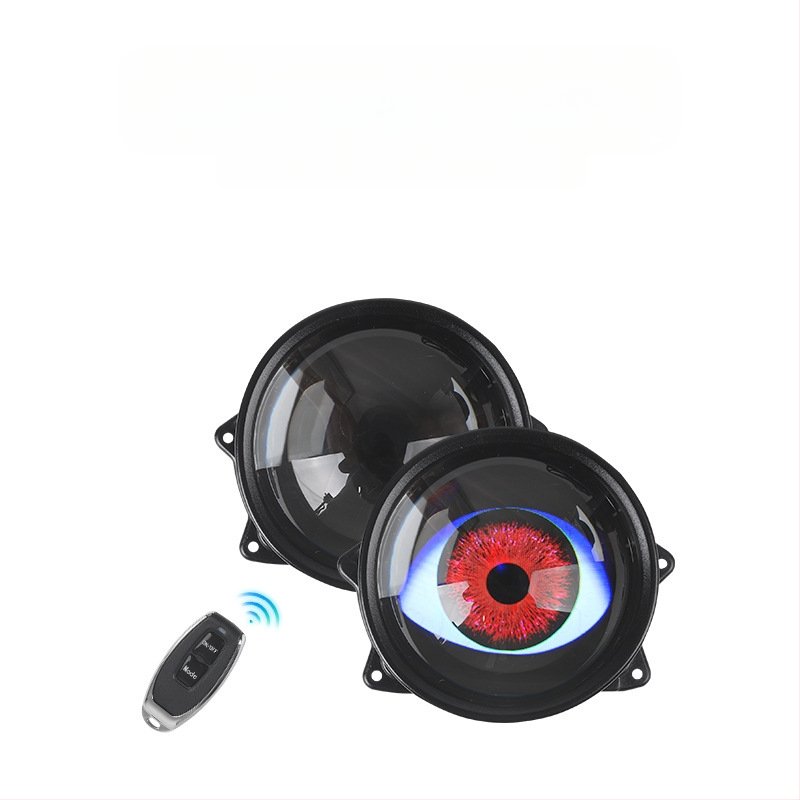 LED lukturi ar demonu acīm un modificētu lēcu, 1W, 12V, 0.3A, universāls