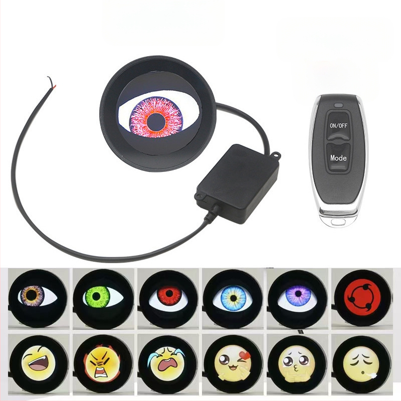 LED lukturi ar demonu acīm un modificētu lēcu, 1W, 12V, 0.3A, universāls