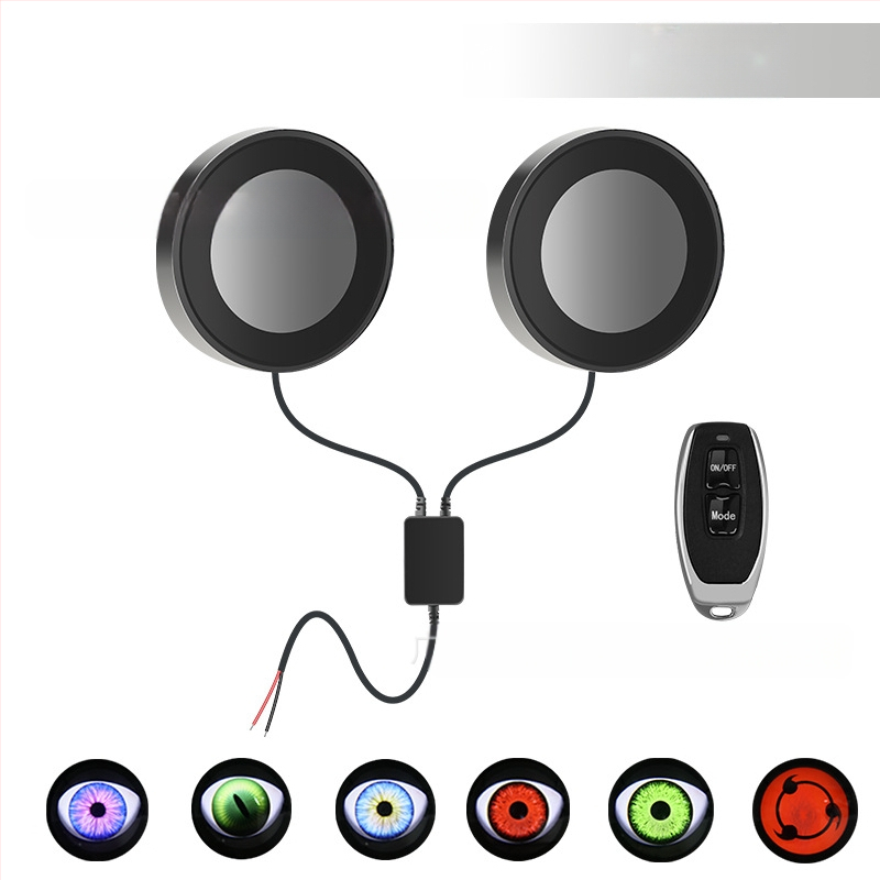 LED φανάρι κεφαλής Devil`s Eye, 10W, DC12-36V, ενσωματωμένος φακός, καθολική συμβατότητα