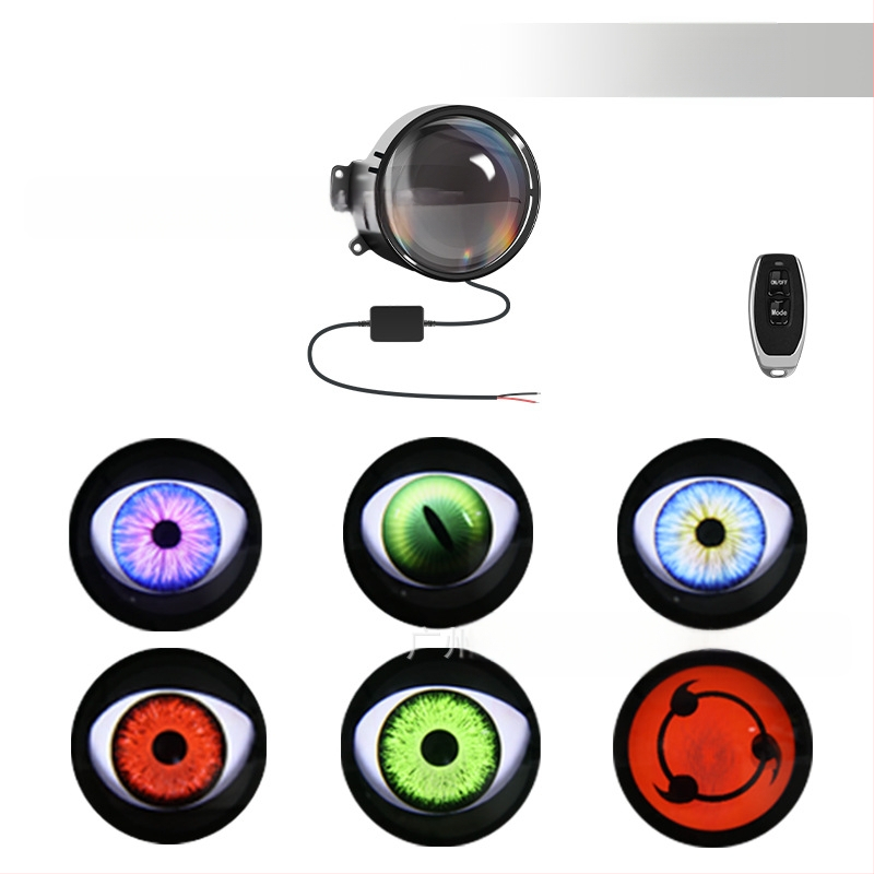 LED φανάρι κεφαλής Devil`s Eye, 10W, DC12-36V, ενσωματωμένος φακός, καθολική συμβατότητα