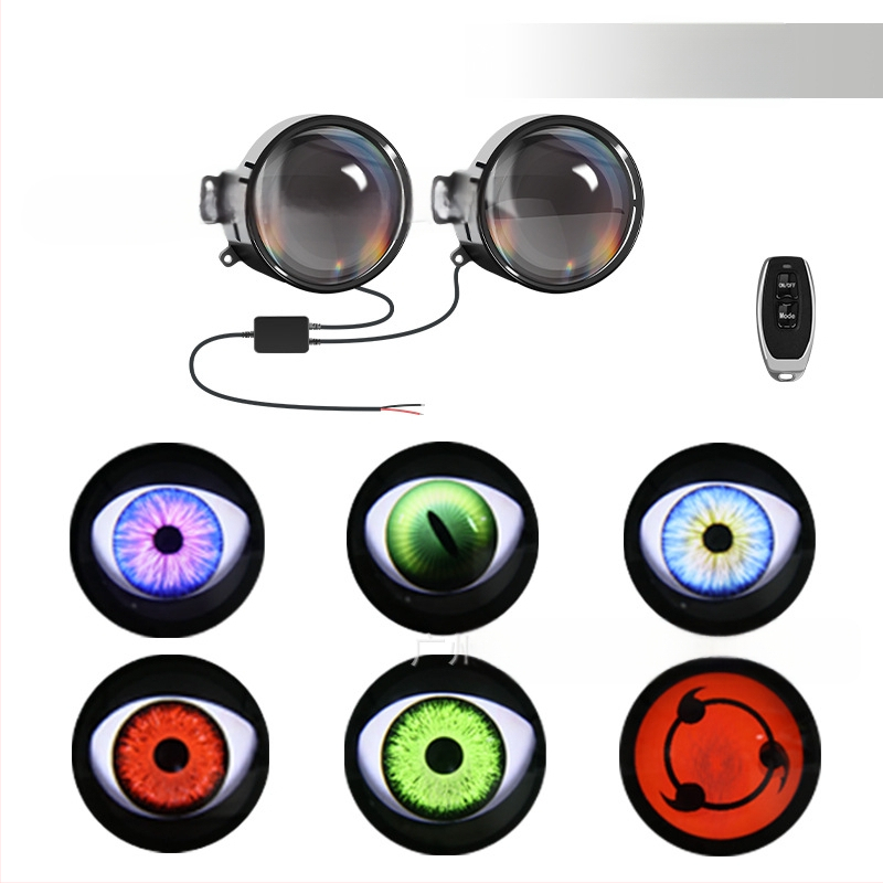 LED φανάρι κεφαλής Devil`s Eye, 10W, DC12-36V, ενσωματωμένος φακός, καθολική συμβατότητα