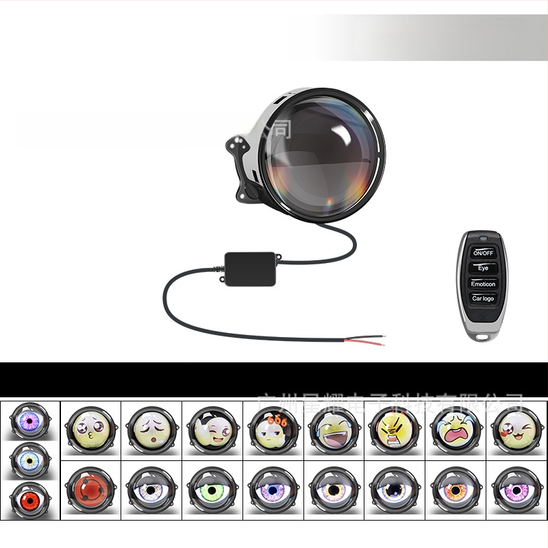 LED φανάρι κεφαλής Devil`s Eye, 10W, DC12-36V, ενσωματωμένος φακός, καθολική συμβατότητα