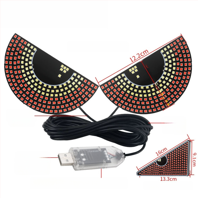 USB φως για το κάλυμμα καθρέπτη οδήγησης αυτοκινήτου – ABS, 5V, 1W, 0,01A, Μοντέλο 11/50