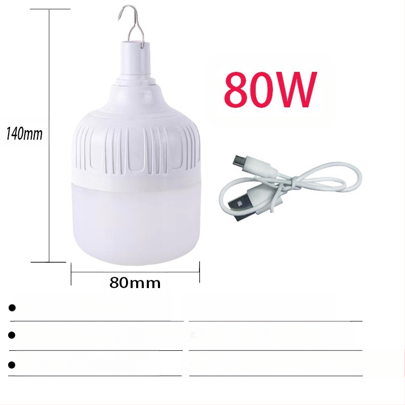 Аварийна светлина за дома — IP65, време на работа 6–12 ч, лампа с нажежаема жичка, живот 5000 ч