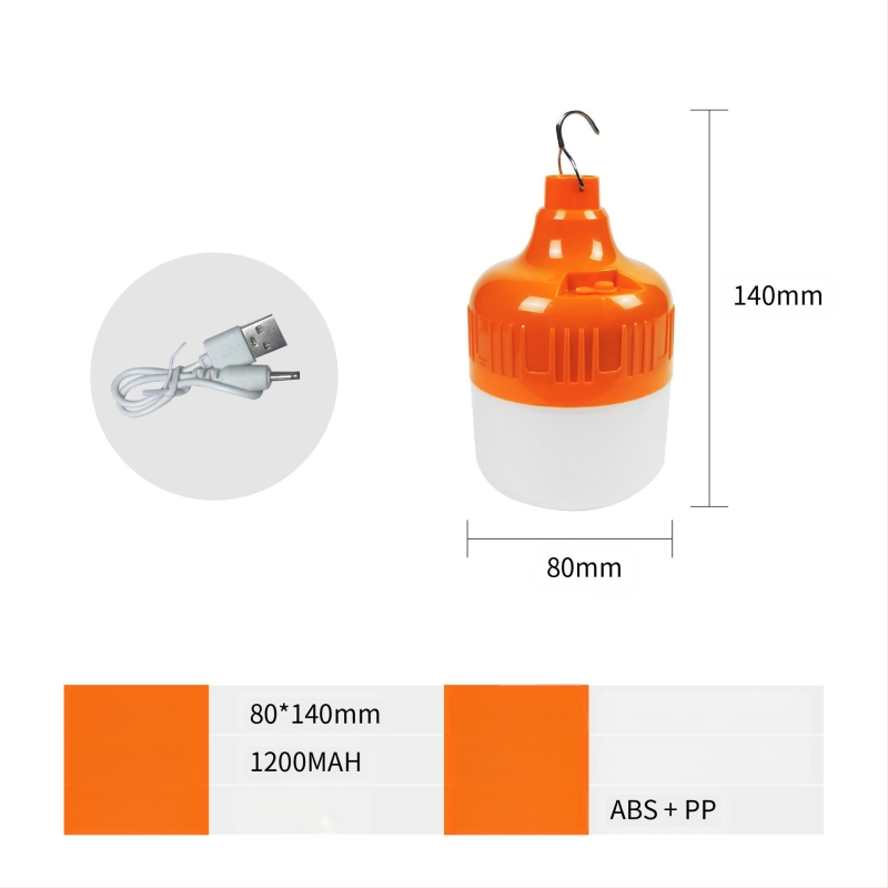 Аварийна светлина за дома — IP65, време на работа 6–12 ч, лампа с нажежаема жичка, живот 5000 ч
