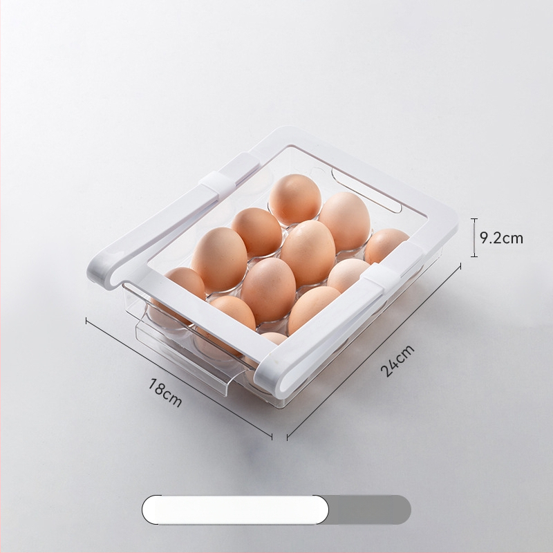 Egarda Контейнер за яйца в хладилник – PET+ABS, прозрачно чекмедже, запазва яйцата свежи