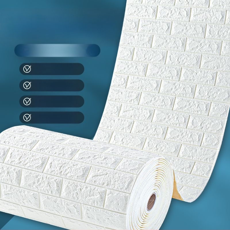 Samoljepljive stijene pločice od stiropora za zaštitu od vlage na betonskim i neravnim zidovima (materijal: stiropor; vodootporan; otporan na vlagu; samoljepljiv; pogodan za beton)