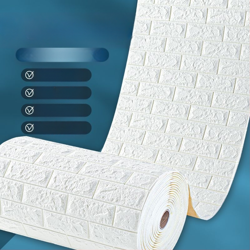 Samoljepljive stijene pločice od stiropora za zaštitu od vlage na betonskim i neravnim zidovima (materijal: stiropor; vodootporan; otporan na vlagu; samoljepljiv; pogodan za beton)