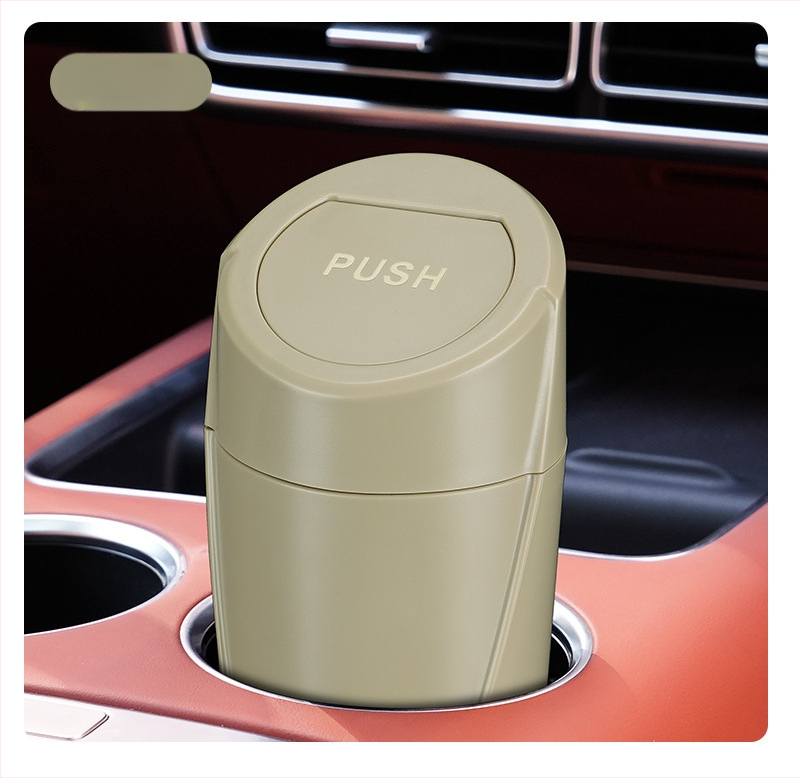 Κάδος απορριμμάτων αυτοκινήτου και μίνι κάδο αποθήκευσης κεντρικής κονσόλας, ABS, 1000 cm³, αδιάβροχος, ανθεκτικός σε κραδασμούς, προσαρμόσιμος