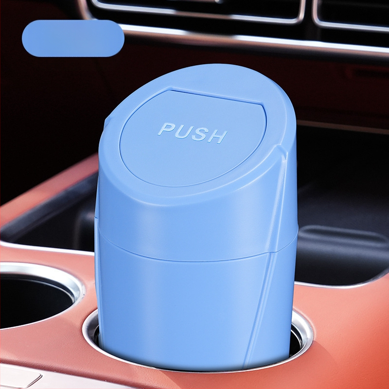 Κάδος απορριμμάτων αυτοκινήτου και μίνι κάδο αποθήκευσης κεντρικής κονσόλας, ABS, 1000 cm³, αδιάβροχος, ανθεκτικός σε κραδασμούς, προσαρμόσιμος