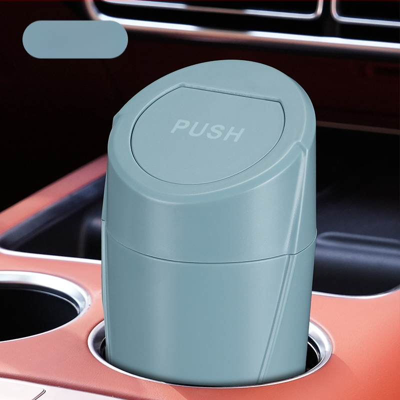 Κάδος απορριμμάτων αυτοκινήτου και μίνι κάδο αποθήκευσης κεντρικής κονσόλας, ABS, 1000 cm³, αδιάβροχος, ανθεκτικός σε κραδασμούς, προσαρμόσιμος