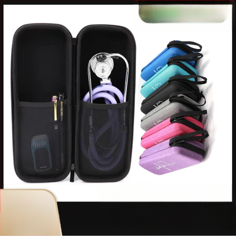 Cieta stetoskopu uzglabāšanas kārba – pārnēsājama, EVA modelis, kompozītmateriāls, termo pārneses drukāšana, slodze 10