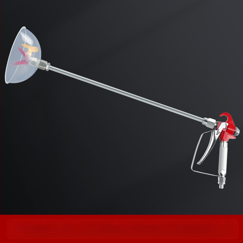 Безвъздушен пистолет за пръскане – емулсионна боя, дълъг прът, анти-пръски, анти-вятър, модел 123